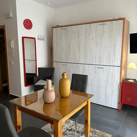 公寓 Estudio Con Piscina Y Garaje A 100 Mtr De La Playa